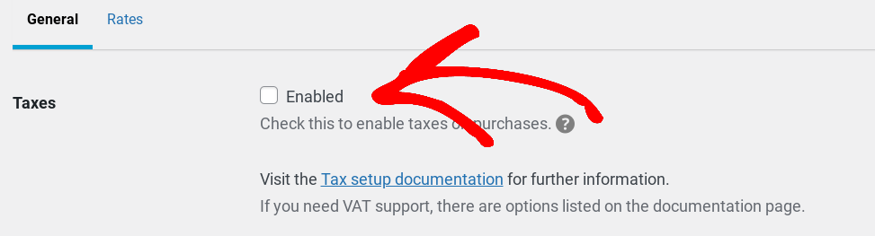 enable-ecommerce-sales-tax – Easy Digital Downloads The setting to enable eCommerce sales tax in WordPress using EDD.