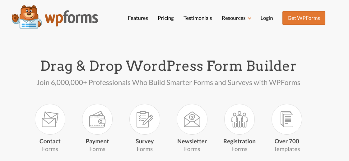wpforms-plugin-website-homepage – Easy Digital Downloads The WPForms website homepage
